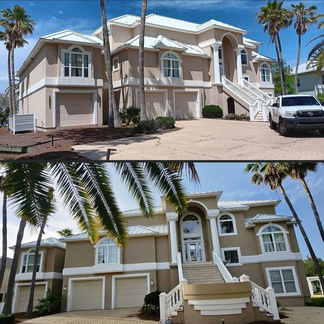 Mediterranean home — before & after